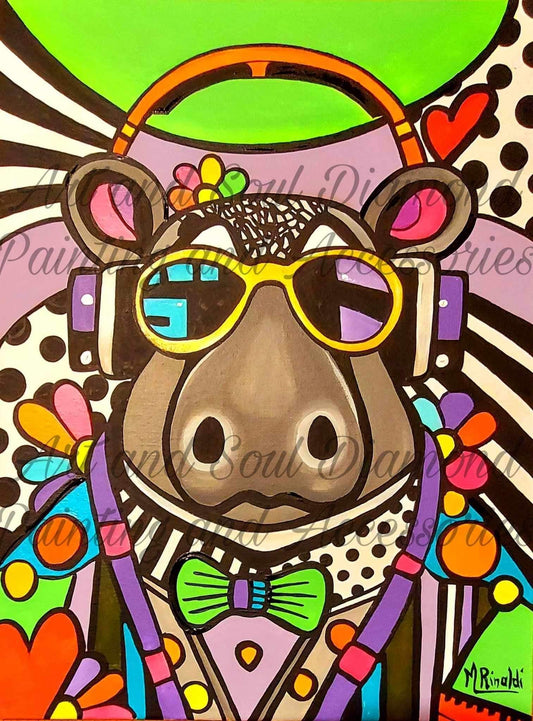 Hip Hippo by Mariella Rinaldi
