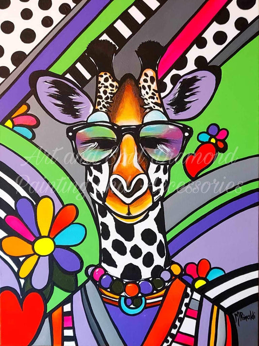 Cool Giraffe by Mariella Rinaldi