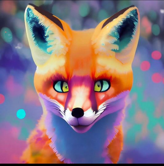 Painted Fox by Roger Carpenter
