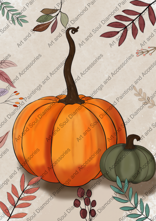 Autumn Pumpkins by Kielea McGee