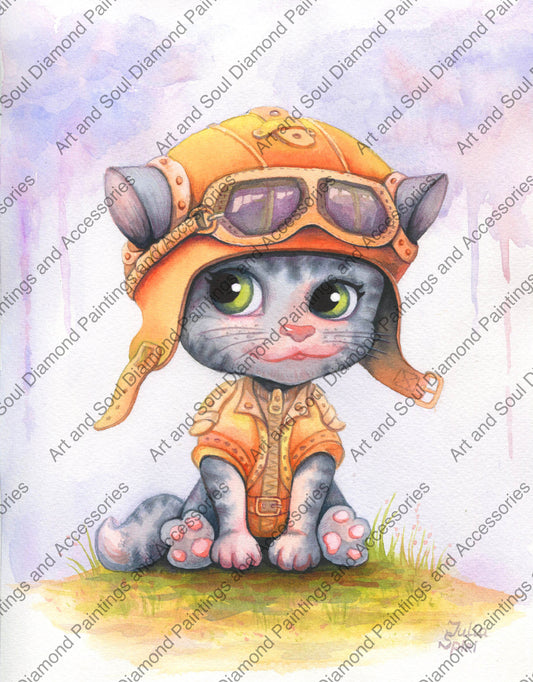 Aviator Cat by Julia Spiri