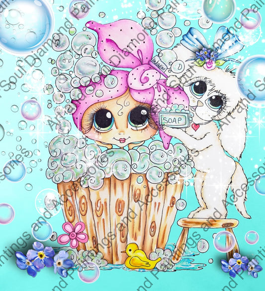 Bestie Puppy Bath by Sherri Baldy