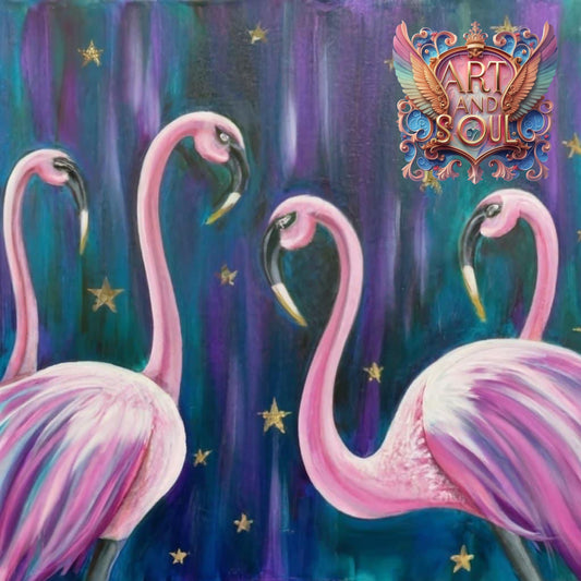 Painted Flamingo by Cheryl Carpenter