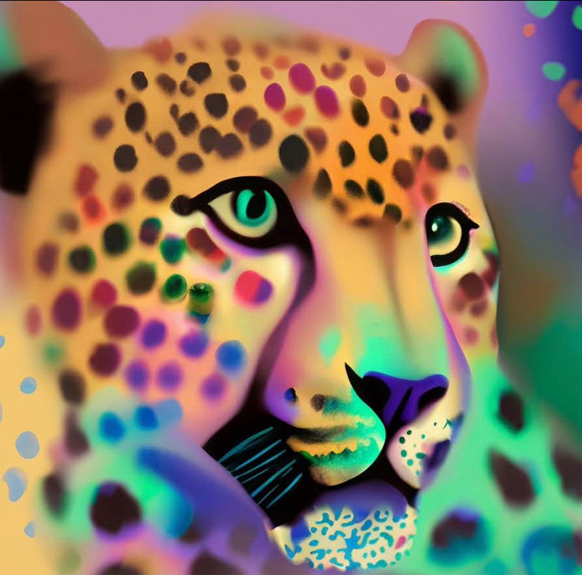 Painted Cheetah by Roger Carpenter