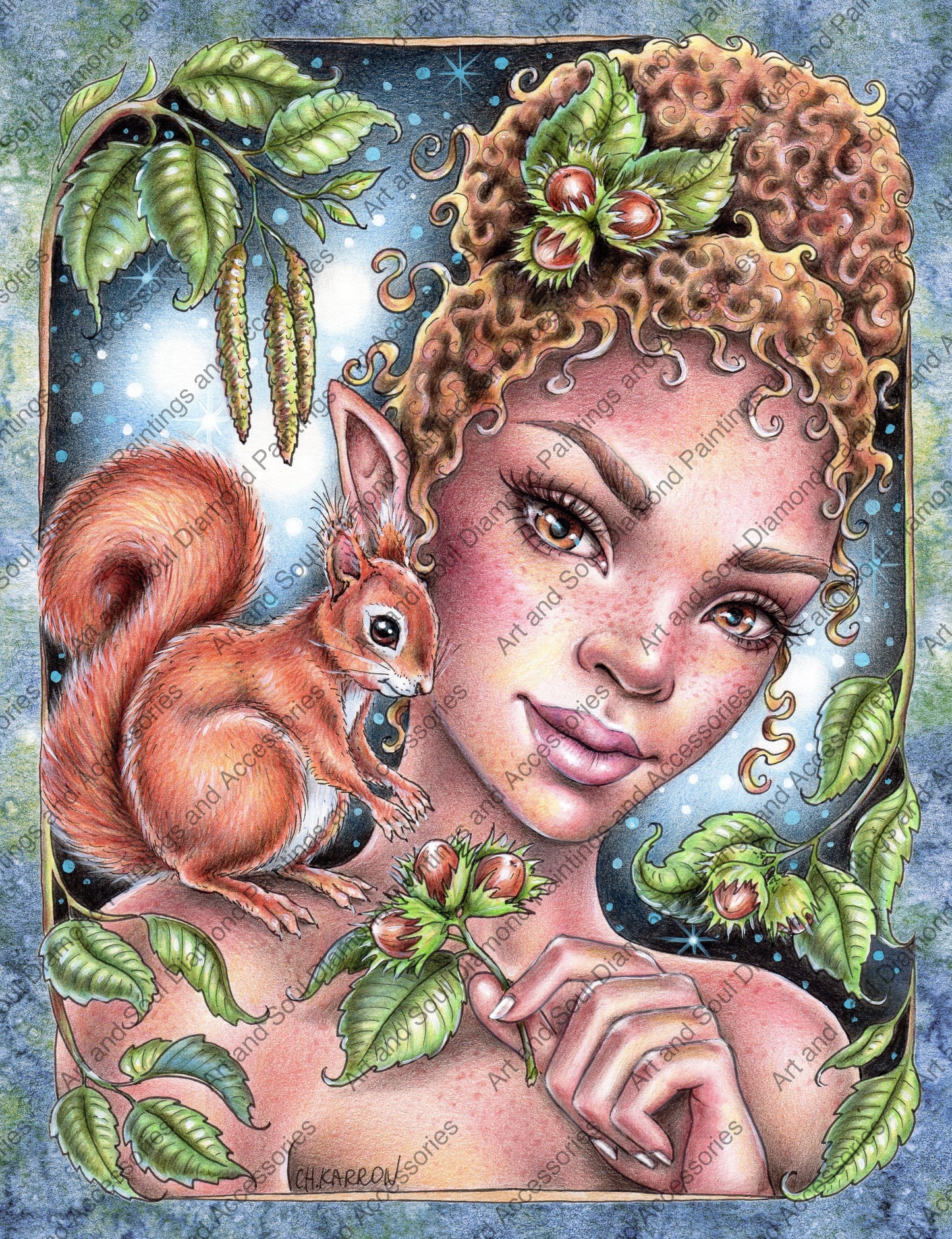 Hazelnut Fairy by Christine Karron