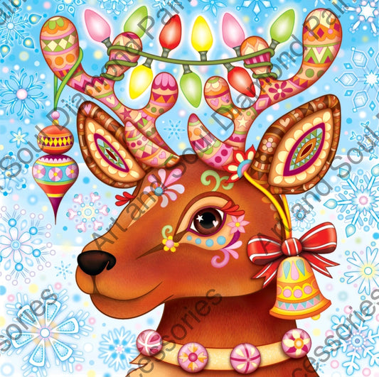 Holiday Deer by Thaneeya