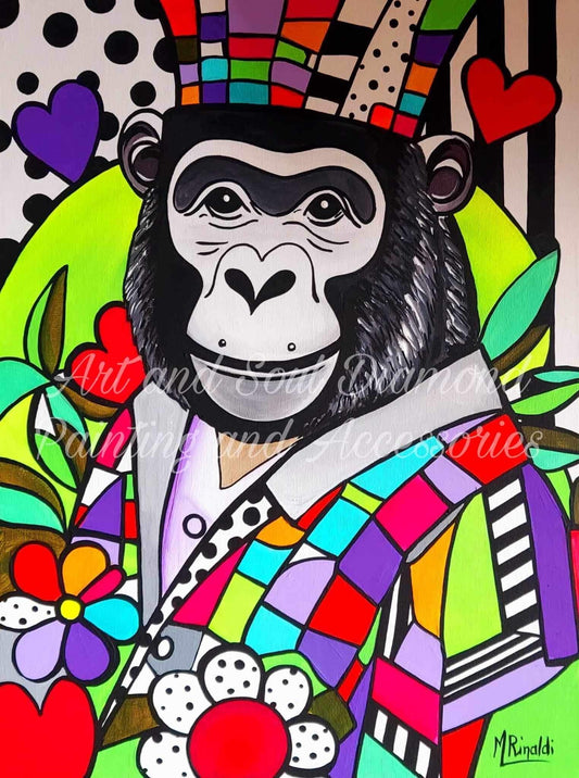 Gorilla King by Mariella Rinaldi