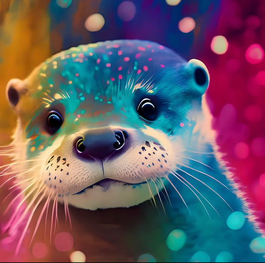 Painted Otter by Roger Carpenter
