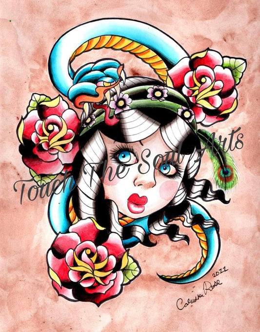 Gypsy Snake by Carissa Rose Art
