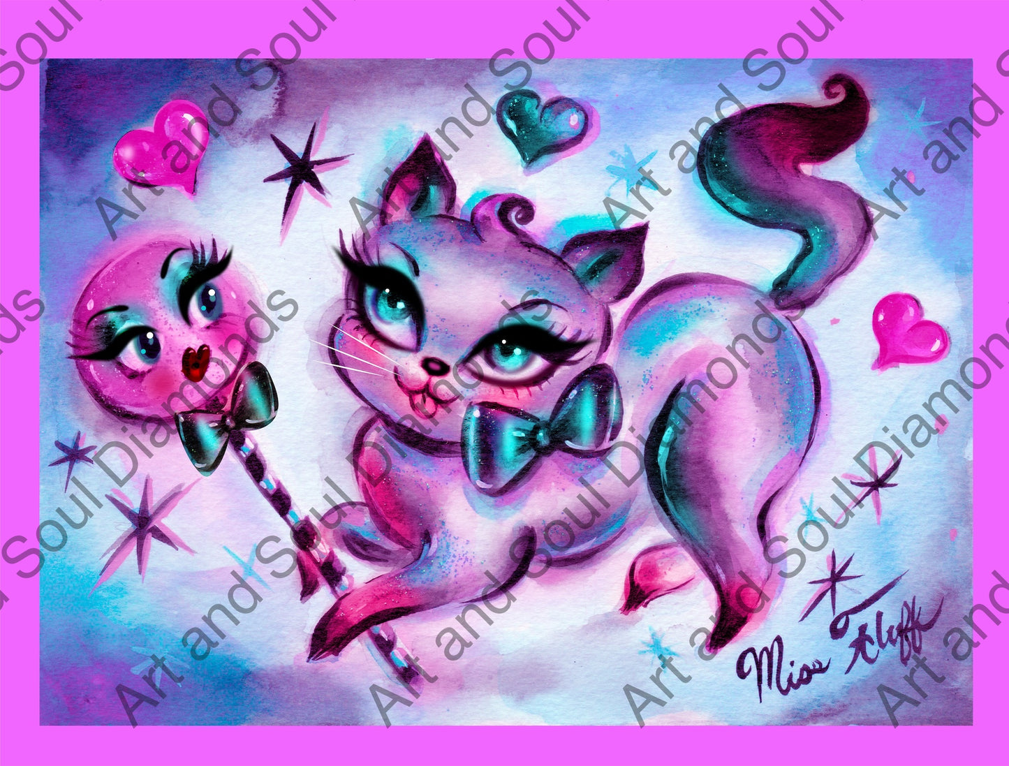 Lollipop Kitty by Miss Fluff