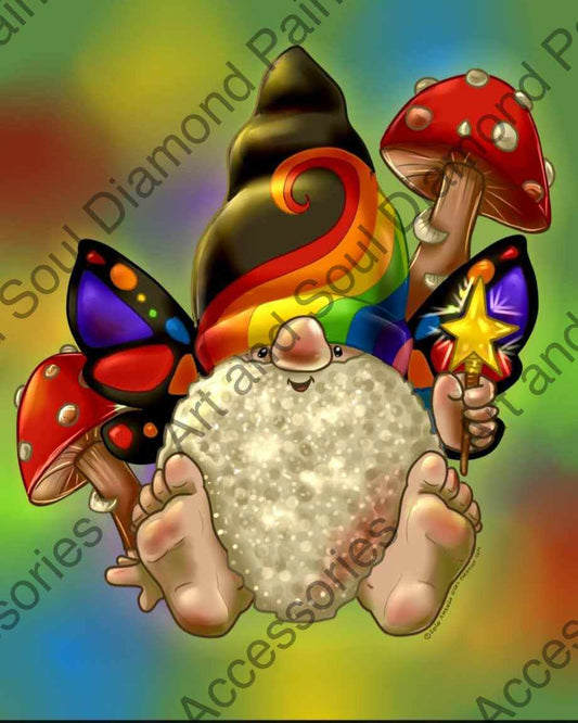 Magic Rainbow Gnome by Amanda Hicks
