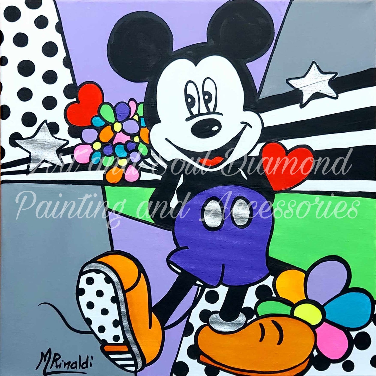 Mickey and Minnie Mouse by Mariella Rinaldi