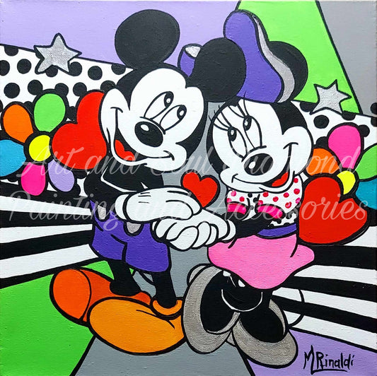 Mickey and Minnie Mouse by Mariella Rinaldi
