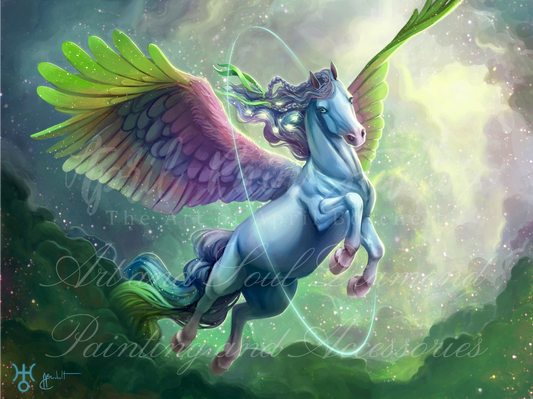 Galaxy Pegasus by April Rain Studios
