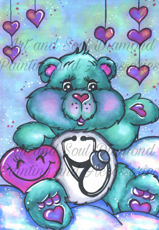 Caring Heart Bear by Regan Kubecek