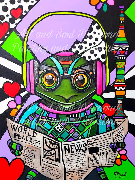 The Business Scarab with Hookah by Mariella Rinaldi