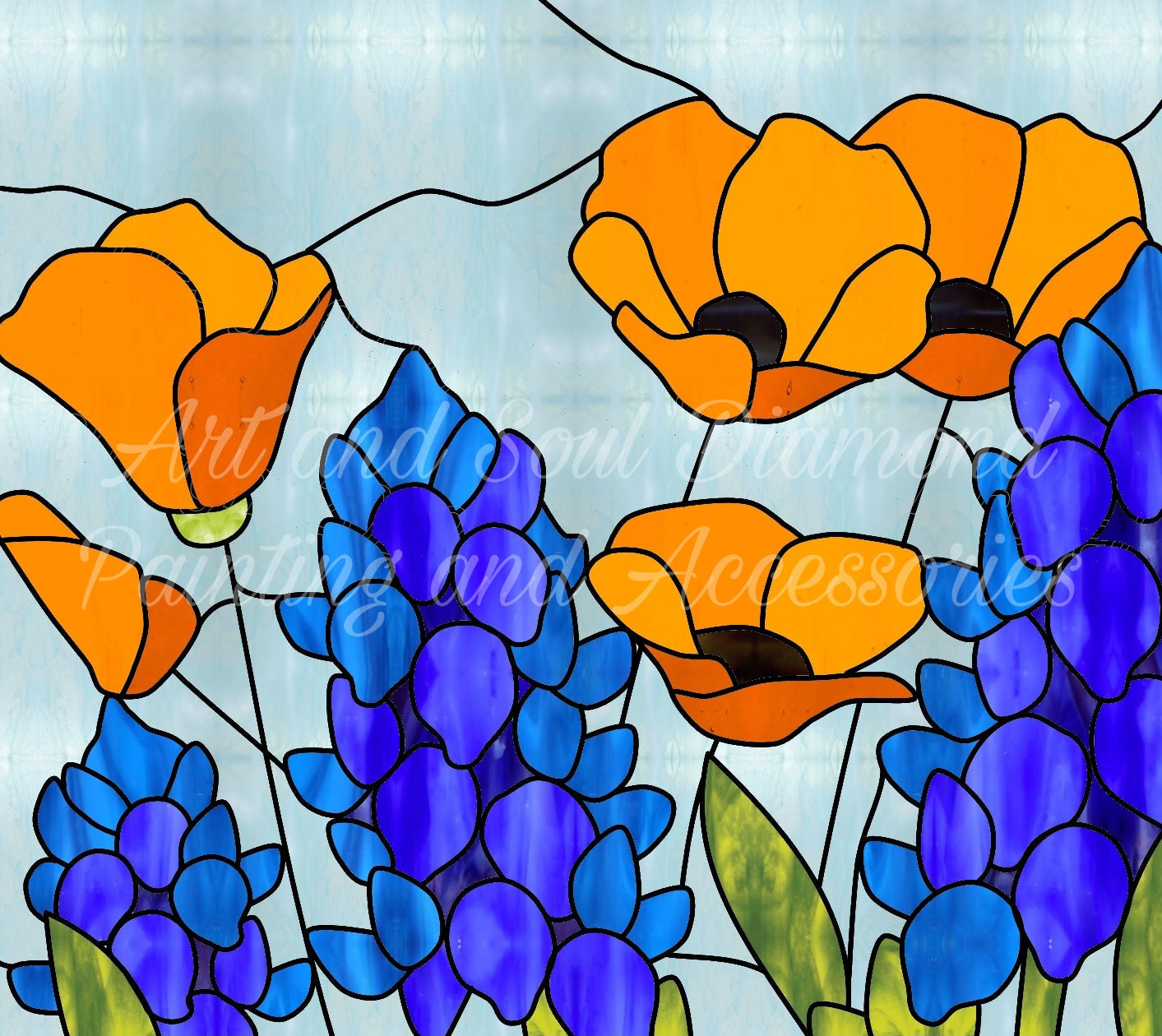 Wild Flowers by Copper Capricorn Glass