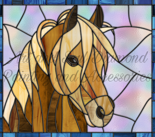 Horse by Copper Capricorn Glass