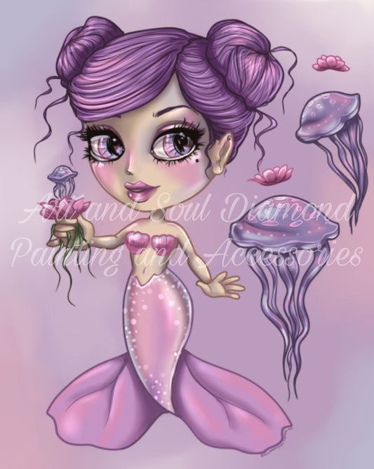 Chibi Jellyfish Mermaid by Amanda Hicks