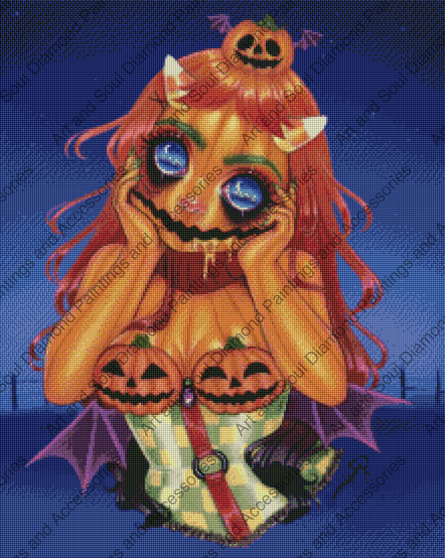 Pumpkin Girl by Serendipity the Artist