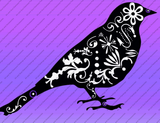 Purple Bird by Cheryl Carpenter