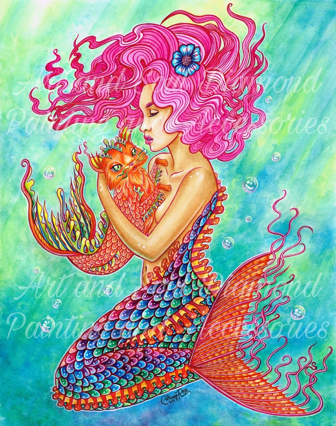 Cat Fish by Carissa Rose Art