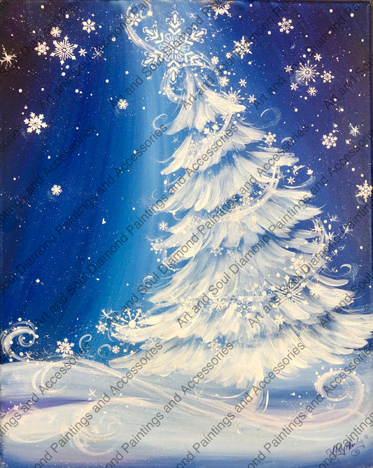 Sparkling Snowflake by Tree Holly Hanley