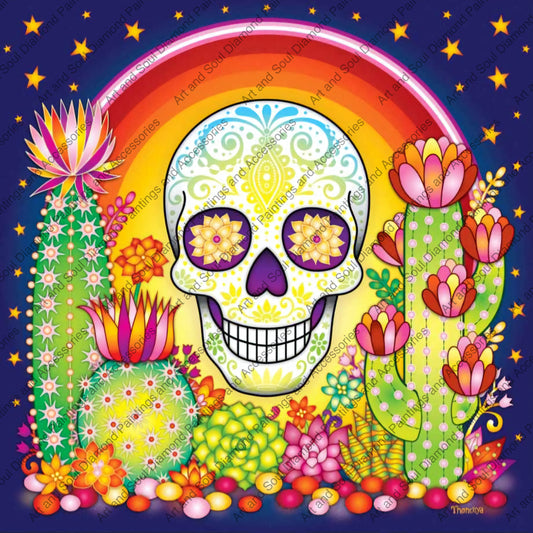 Sugar Skull Cactus by Thaneeya