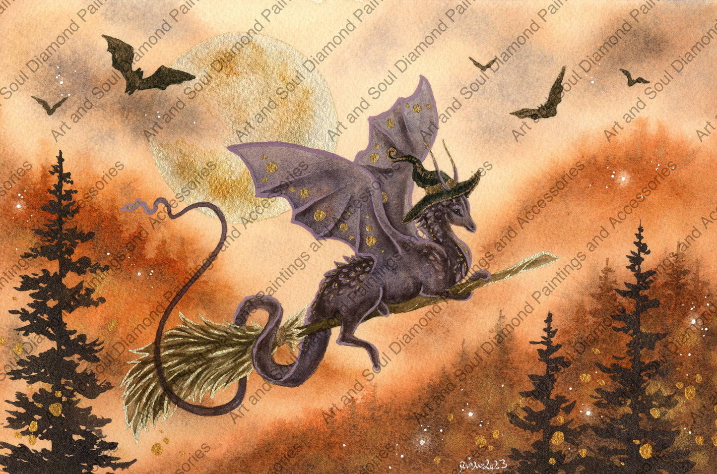 The Little Witch Dragon by A Woodland Fairytale