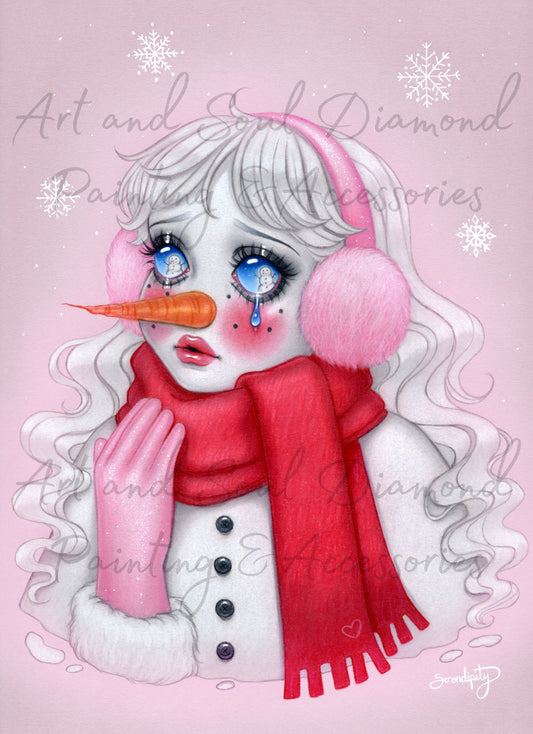 Snow Girl by Serendipity the Artist